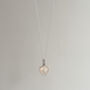 St Christopher Heart Necklace Sterling Silver, thumbnail 4 of 6