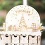 Personalised Wooden Toy Cutout Advent Calendar, thumbnail 8 of 10
