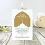 Personalised Eid Al Fitr Mosque Silhouette White Tea Light Holder, thumbnail 2 of 6
