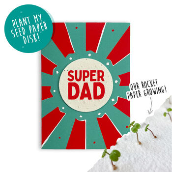 Super Dad Plantable Card, 3 of 6