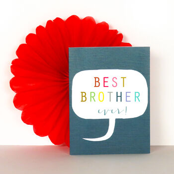 Mini Best Brother Card, 5 of 5