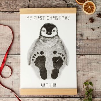 My First Christmas Baby Footprint Kit, 4 of 7