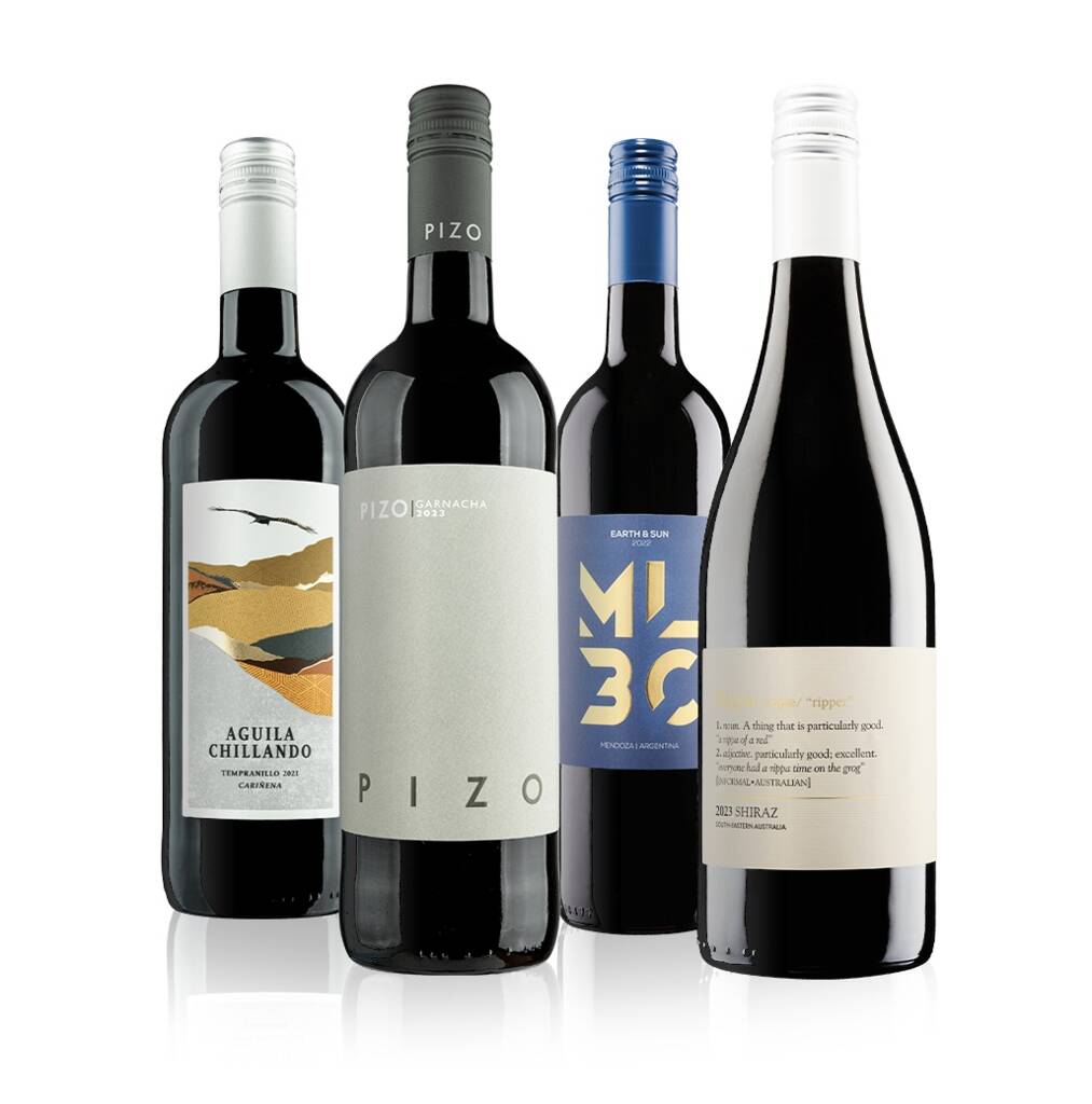 Four Bottle Red Wine Gift Selection