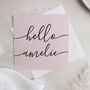 Personalised New Baby Name Card, thumbnail 2 of 5