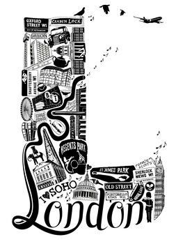 Best Of London Art Print, 6 of 6