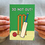 Cricket 30th Birthday Card, thumbnail 1 of 2