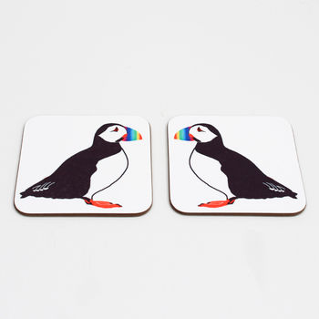 Rainbow Puffin Placemat, 8 of 9