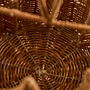 Scalloped Wicker Cutlery Basket, thumbnail 4 of 5