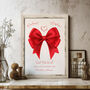 Personalised 40th Ruby Wedding Anniversary Gift For A Couple, thumbnail 1 of 2