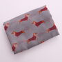 Personalised Gift Box Scarf With Puppy Design, thumbnail 2 of 3