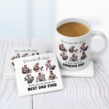 Funny Illustration Personalised Dad Mug From Son, 5 of 7