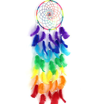 Dainty Rainbow Dream Catchers Gift For Baby And Kids Room, 2 of 4
