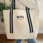 Personalised Mama Organic Cotton Canvas Tote Bag, thumbnail 1 of 4