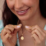 18ct Gold Rich Tea Biscuit Charm Necklace, thumbnail 3 of 6