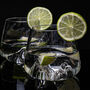 Set Of Two Double Old Fashioned Topographic Glasses, thumbnail 5 of 7