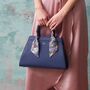 Catherine Rowe Pet Portraits Navy Structured Tote, thumbnail 6 of 6