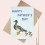 'Happy Father's Day' Duck Illustrated Greeting Card, thumbnail 1 of 2