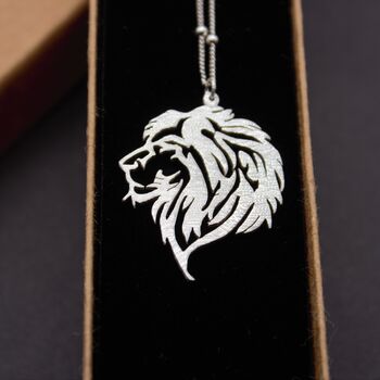 Lion Necklace For Men, 4 of 5