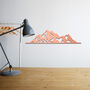 Minimalist Mountain Range Art: Wooden Geometric Decor, thumbnail 4 of 9