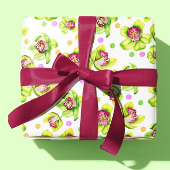 Flower Floral Wrapping Paper Roll Or Folded, 2 of 3