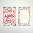 Letter Writing Set Meadow Fox By Prism Of Starlings ...