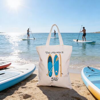 The Only Way Is Sup Tote Bag, 6 of 6