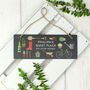Personalised Gardener's Hanging Slate Plaque Wall Sign, thumbnail 4 of 6