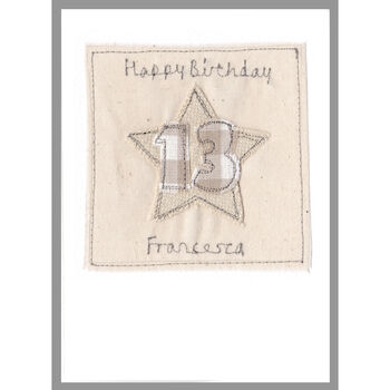 Personalised 16th Birthday Star Card For Girl, 2 of 8