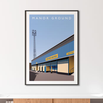 Oxford United Manor Ground London Road Entrance Poster, 3 of 8