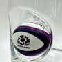 Personalised Rugby Ball Pint Glass, thumbnail 2 of 10
