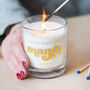 50th Birthday Personalised Candle, thumbnail 3 of 4