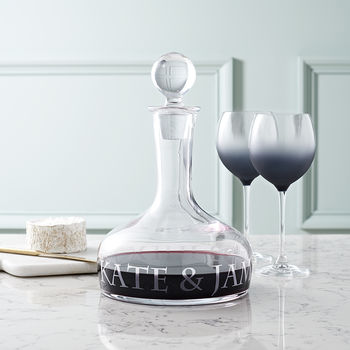 Personalised Ships Decanter, 2 of 5
