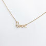 'Love' 14 K Gold Filled Necklace, thumbnail 7 of 9