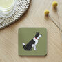 Border Collie Cufflinks Personalised Dog Lover Gift, thumbnail 8 of 11