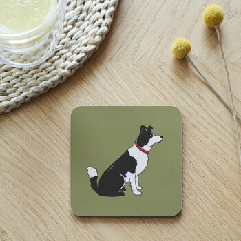 Border Collie Cufflinks Personalised Dog Lover Gift, 8 of 11