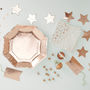 Merry Christmas Rose Gold Glitter Wooden Bunting, thumbnail 3 of 3