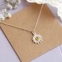 Sterling Silver Daisy Pendant Necklace, thumbnail 5 of 8