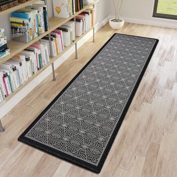Black Cotton Rug The Tracey, 2 of 5