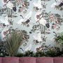 Elegant Cranes Wallpaper In Powder, thumbnail 1 of 3