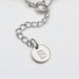 Personalised Gold Heart Charm Anklet, thumbnail 3 of 7