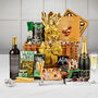 Festive Surprise Christmas Hamper With Champagne And Red Wine, thumbnail 1 of 4