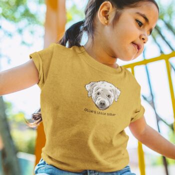 Personalised Children's Pet Portrait T Shirt, 3 of 10