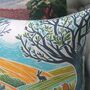 Hare Print Countryside Decorative Cushion For Nature Lovers, thumbnail 5 of 8