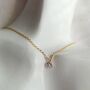 Rising Star Naked Diamond Solitaire Necklace, thumbnail 2 of 10