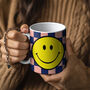 Checkmate Checkerboard Smiley Face Mugs Choice Of Six Colours, thumbnail 9 of 12