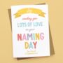 Personalised Naming Day Card, thumbnail 4 of 9