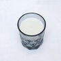 Fragrance Free Candle In Dusky Blue Glass, thumbnail 1 of 5