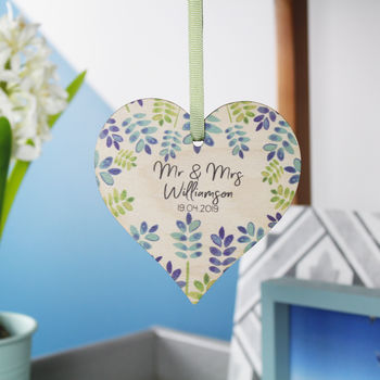 Wedding Wooden Heart Decoration Gift, 3 of 6