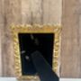 Gold Filigree Cut Out Ornate Photo Frame 4x6 Inch 15x20cm Home Decor Gift, thumbnail 8 of 9