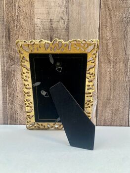 Gold Filigree Cut Out Ornate Photo Frame 4x6 Inch 15x20cm Home Decor Gift, 8 of 9